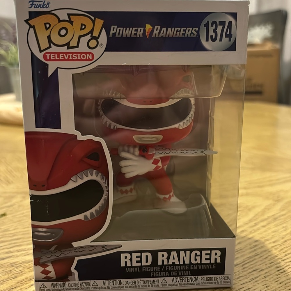 Funko Pop Red Ranger Power Ranger 1374. NWT. Vinyl figure - Picture 3 of 11